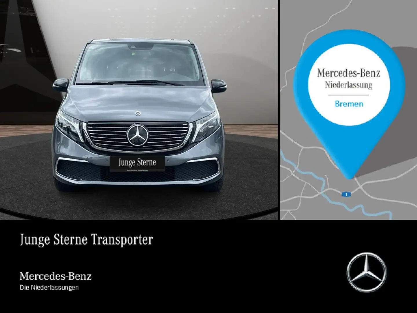 Mercedes-Benz EQV 300 XL AVANTGARDE+TischP+LED+Klimaautom.+MBUX Gris - 1