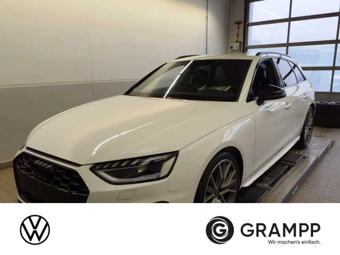 Audi S4 TDI +AHK+OPTIK+MATRIX+ASSISTS+BUSINESS+ Weiß - 1