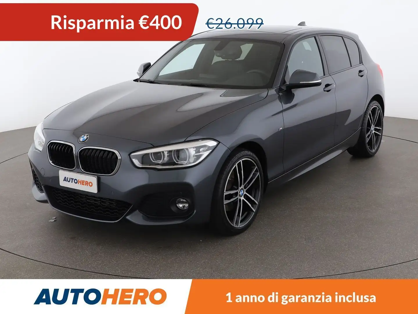 BMW 120 120d Msport  xDrive Nero - 1