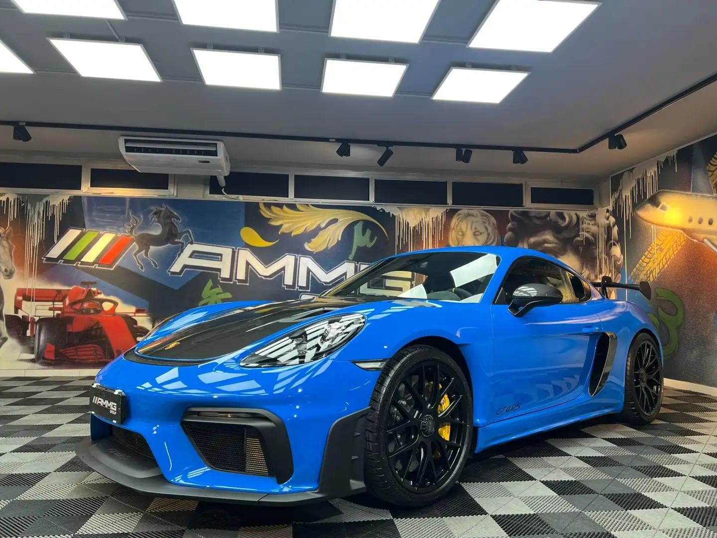 Porsche 718 Spyder 718 4.0 GT4 RS pdk WEISSACH RS PACK (718) Blu/Azzurro - 1