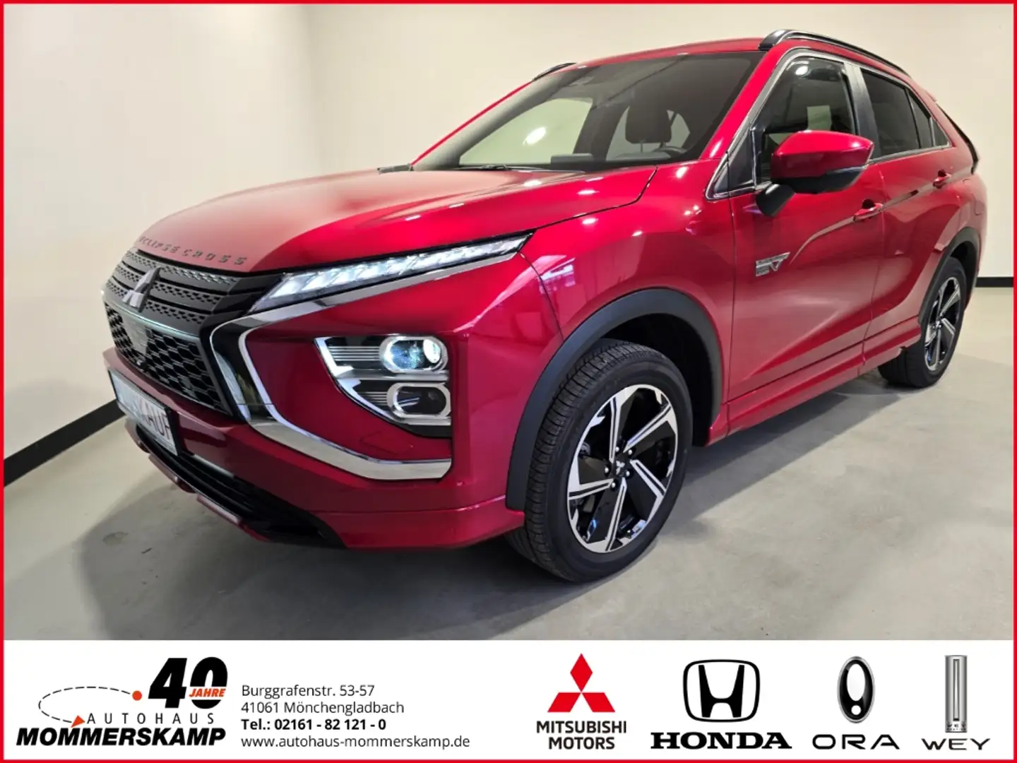 Mitsubishi Eclipse Cross PHEV 2,4 Select+AHK+Teilleder+LED+360°Kamera+Allra Rouge - 1