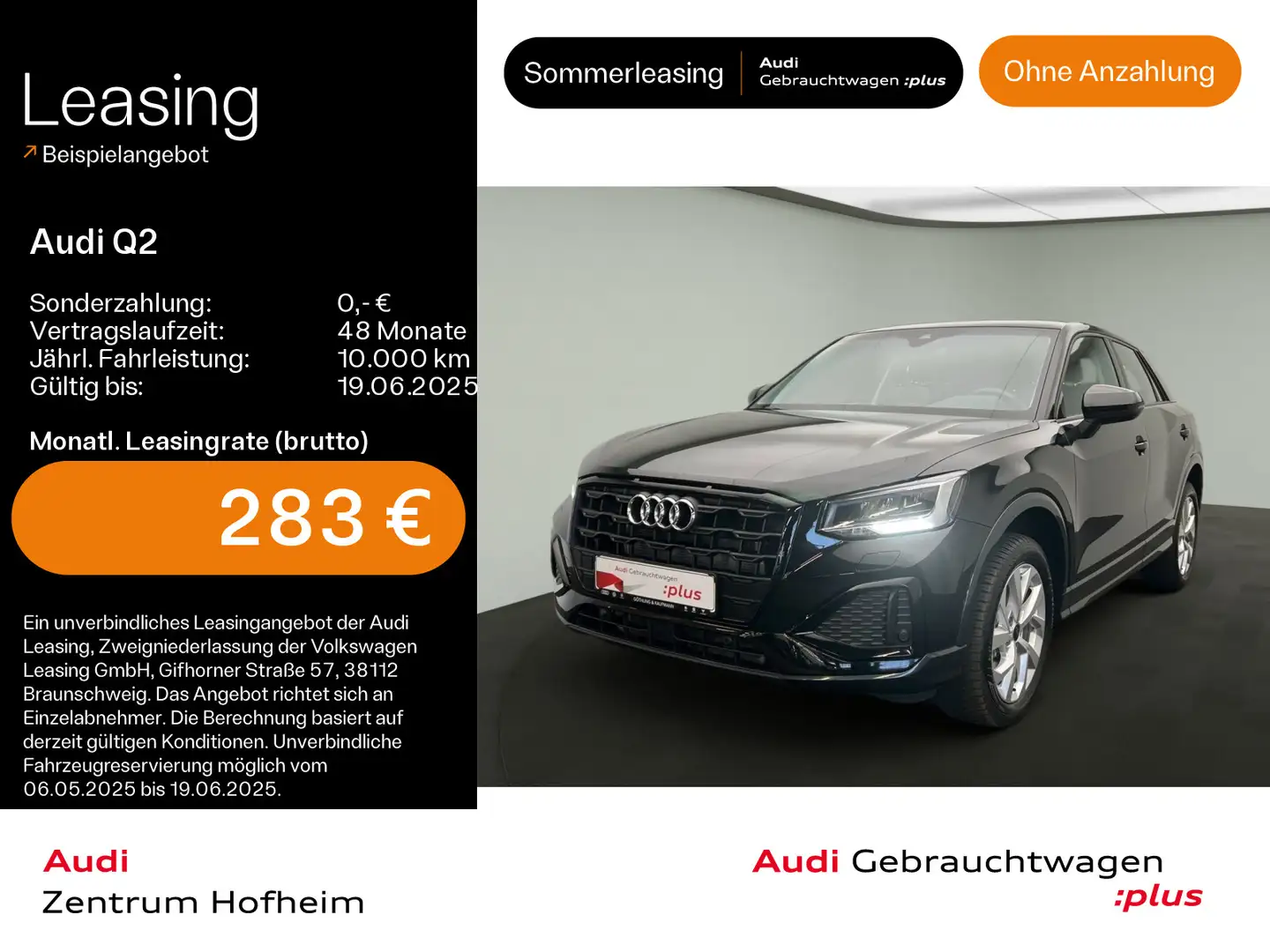 Audi Q2 35 TDI Advanced S tro*LED*Virtual*Navi+*Teill Schwarz - 1