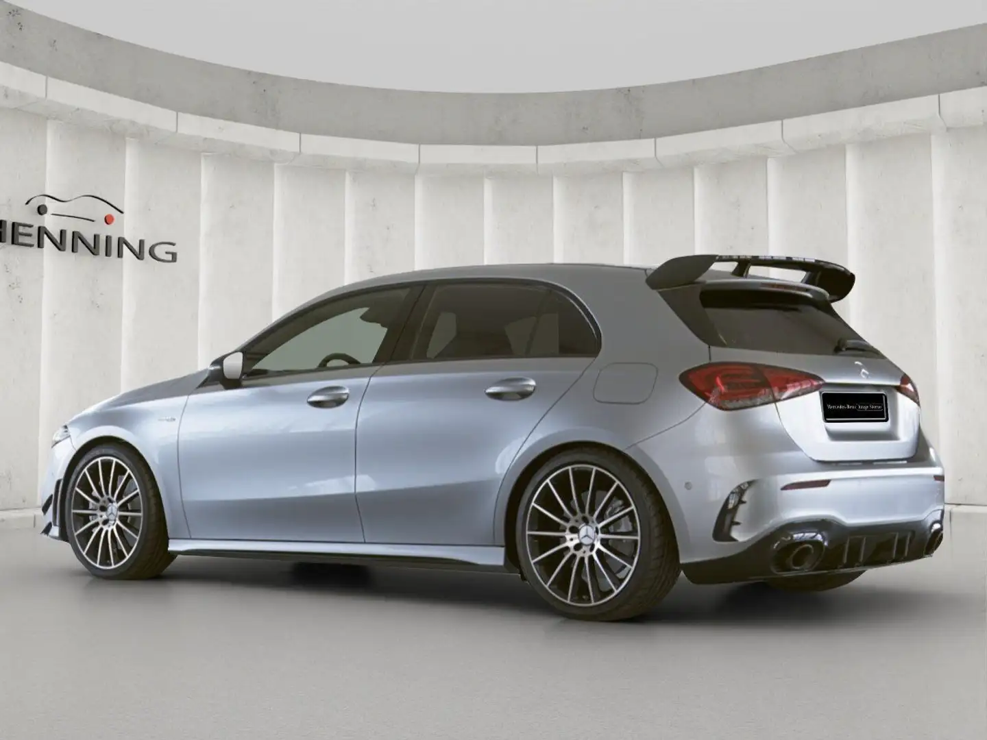 Mercedes-Benz A 35 AMG 4MATIC Aerodynamik Night Totwinkel 19" Zilver - 2