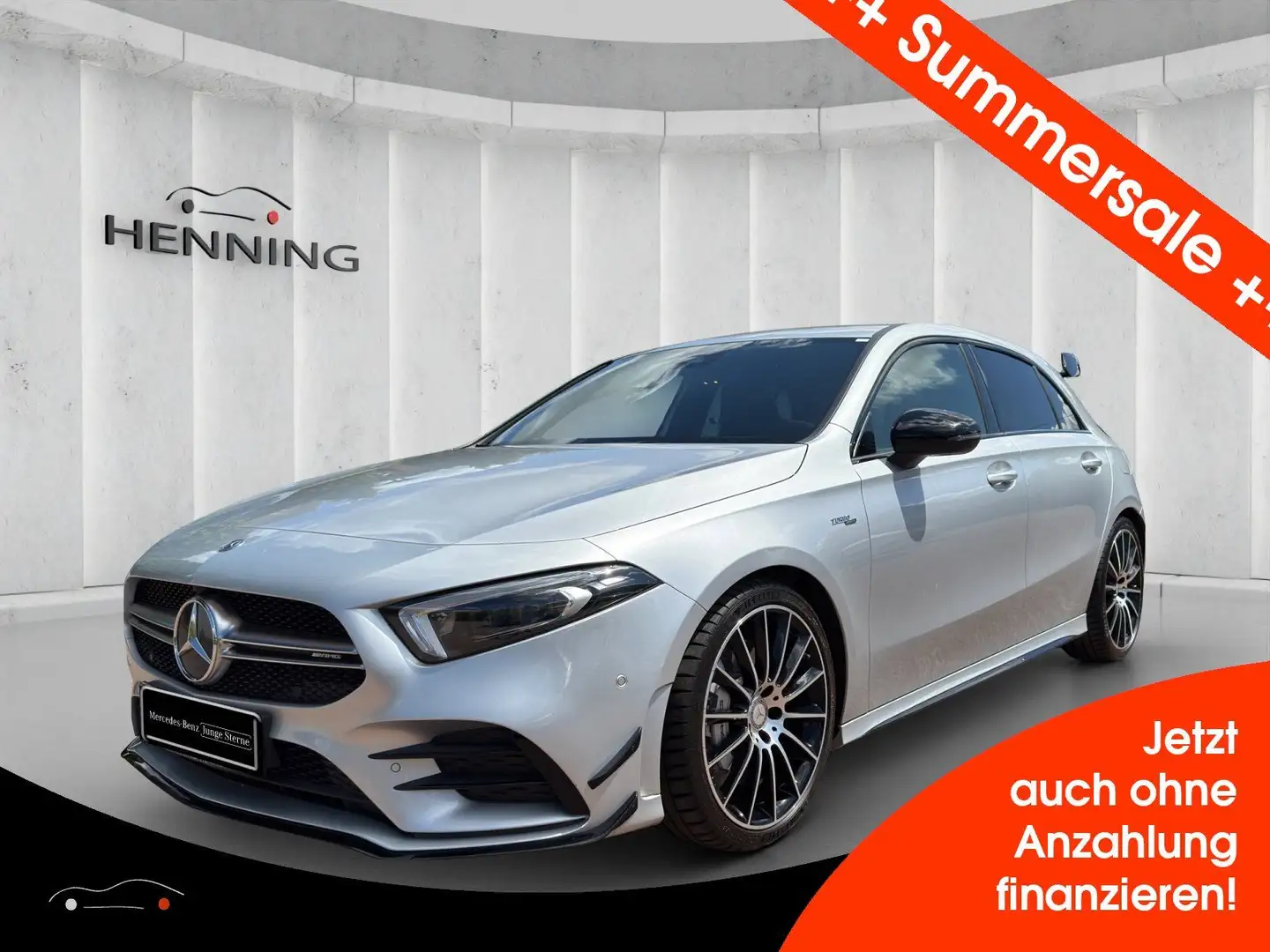 Mercedes-Benz A 35 AMG 4MATIC Aerodynamik Night Totwinkel 19" Stříbrná - 1