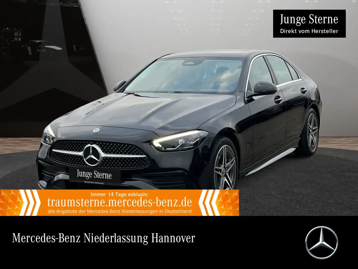 Mercedes-Benz C 220 d AMG+LED+KAMERA+TOTW+KEYLESS+9G Schwarz - 1