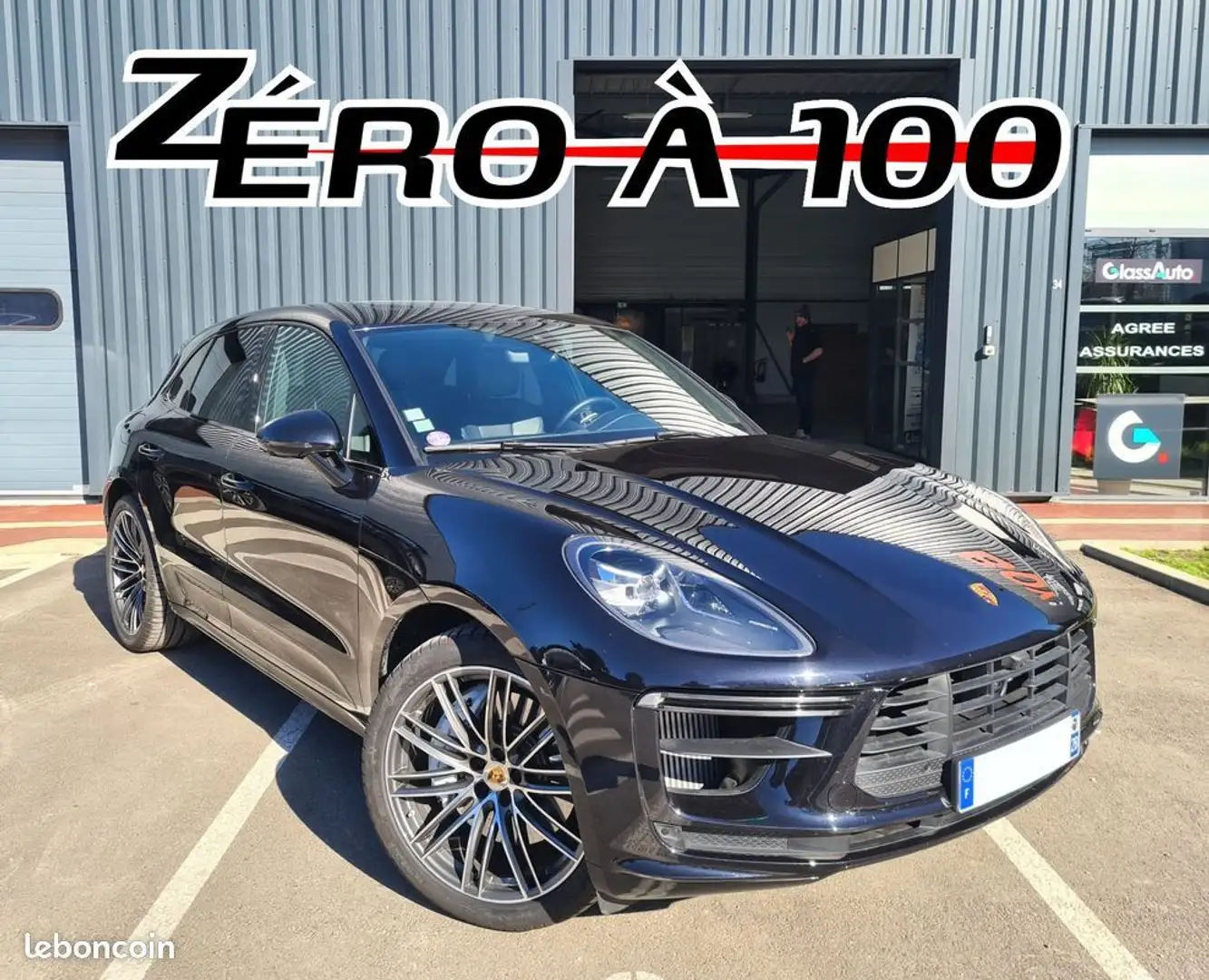Porsche Macan Turbo 3.6 V6 AWD 440 cv Boîte auto Noir - 1