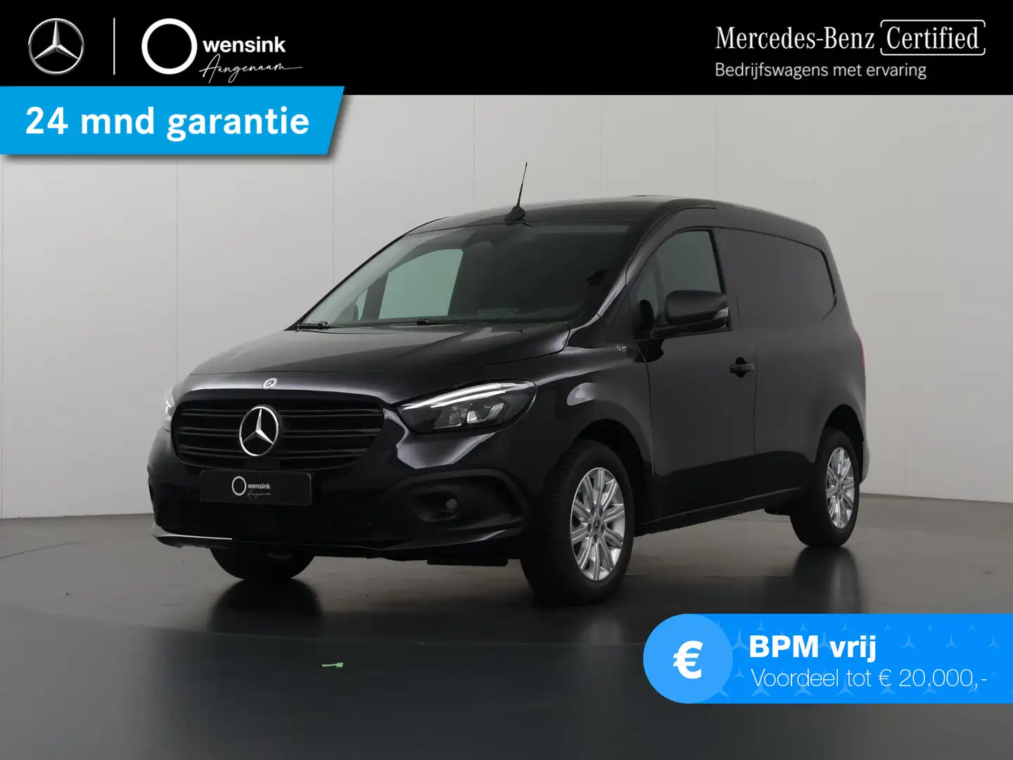 Mercedes-Benz Citan 112 CDI L1 Select Automaat | BPM VRIJ | Achteruitr Zwart - 1
