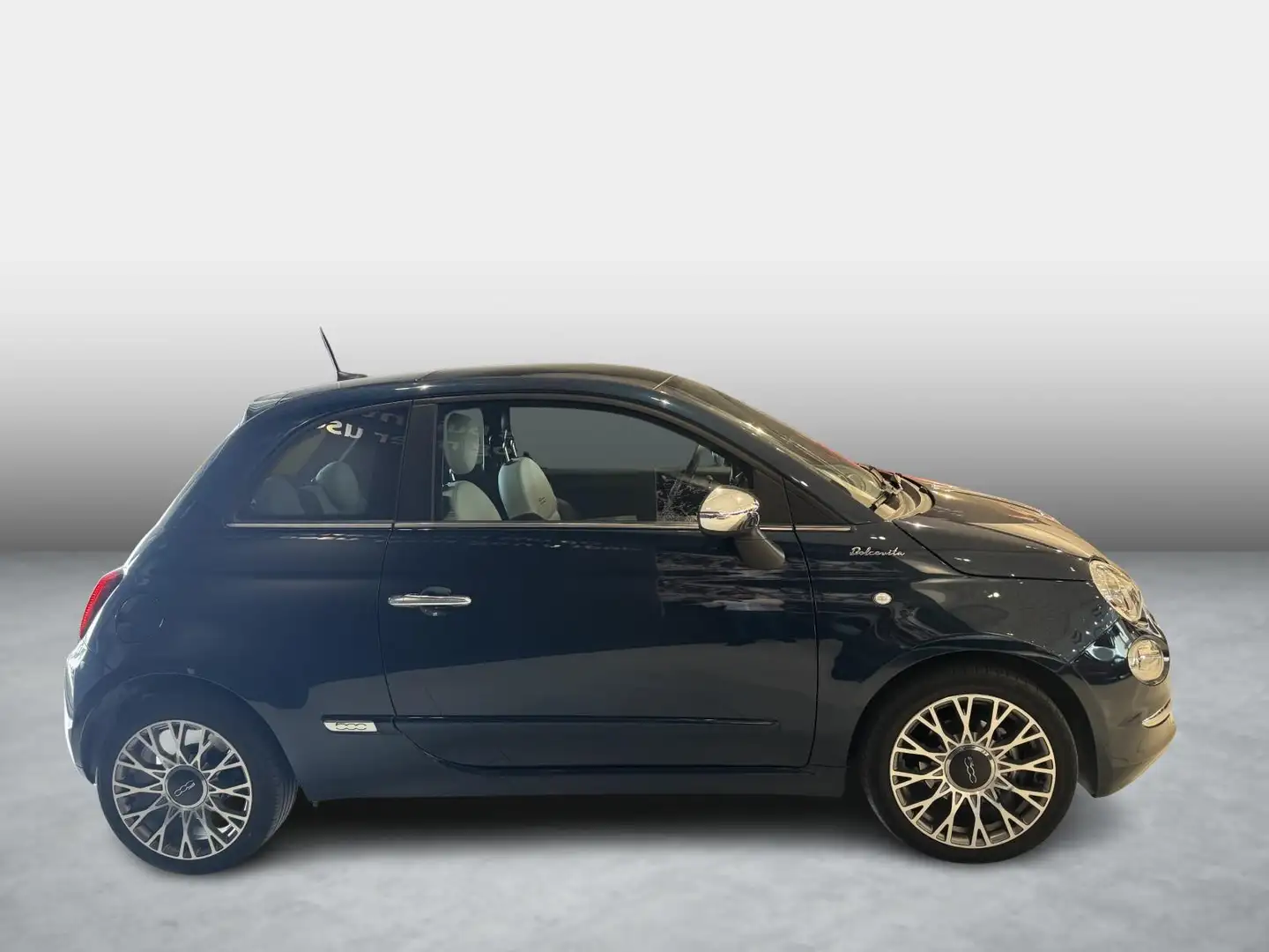 Fiat 500 1.0 Hybrid 70 Dolce Vita / Navigatie / Panoramisch Blauw - 2
