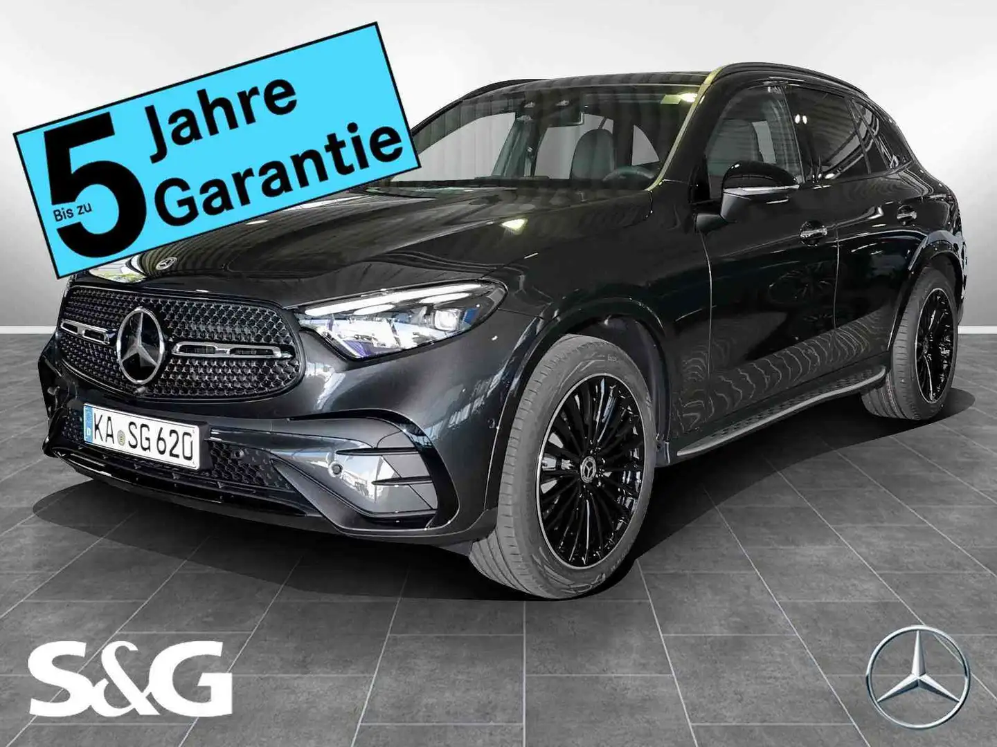Mercedes-Benz GLC 300 4M AMG Night+MBUX+360°+DIG-LED+Pano+AHK Grau - 1