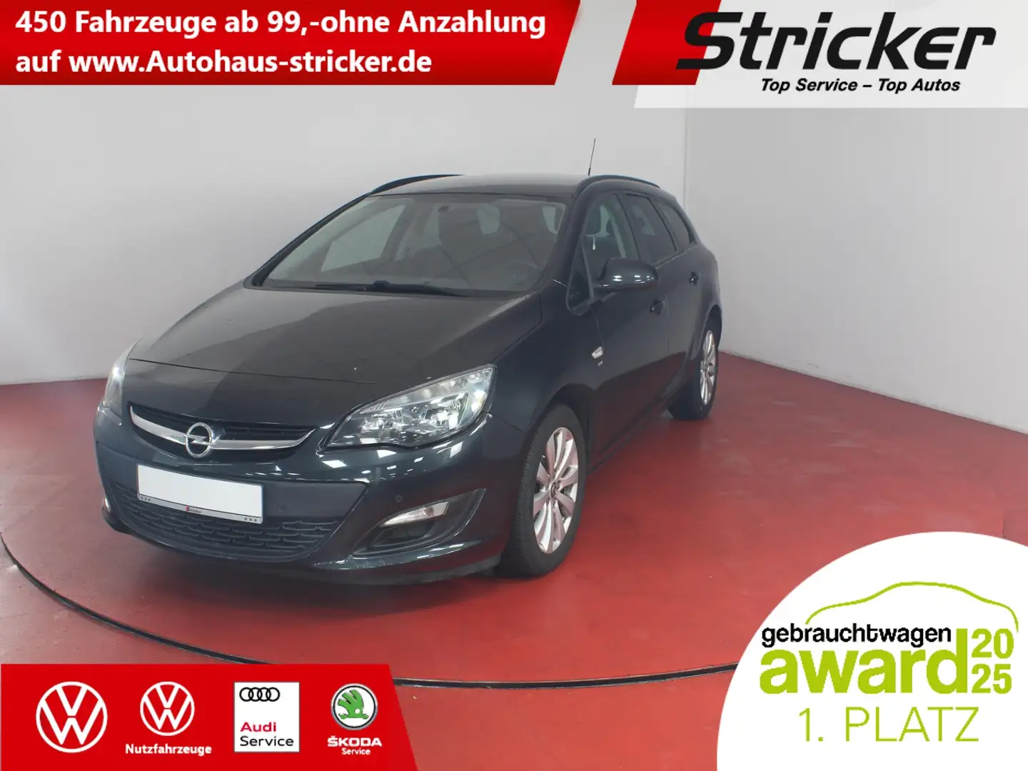 Opel Astra J Energy 1.7 CDTI ecoFlex TÜV bis 10/2027 AHK Par Blau - 1