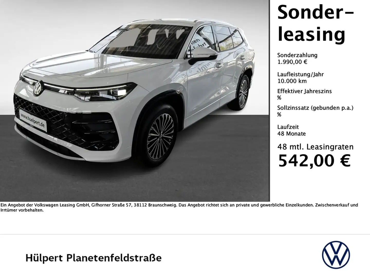 Volkswagen Tayron 2.0 R-LINE DSG 4X4 HARMANKARDON STANDHZG Blanc - 1