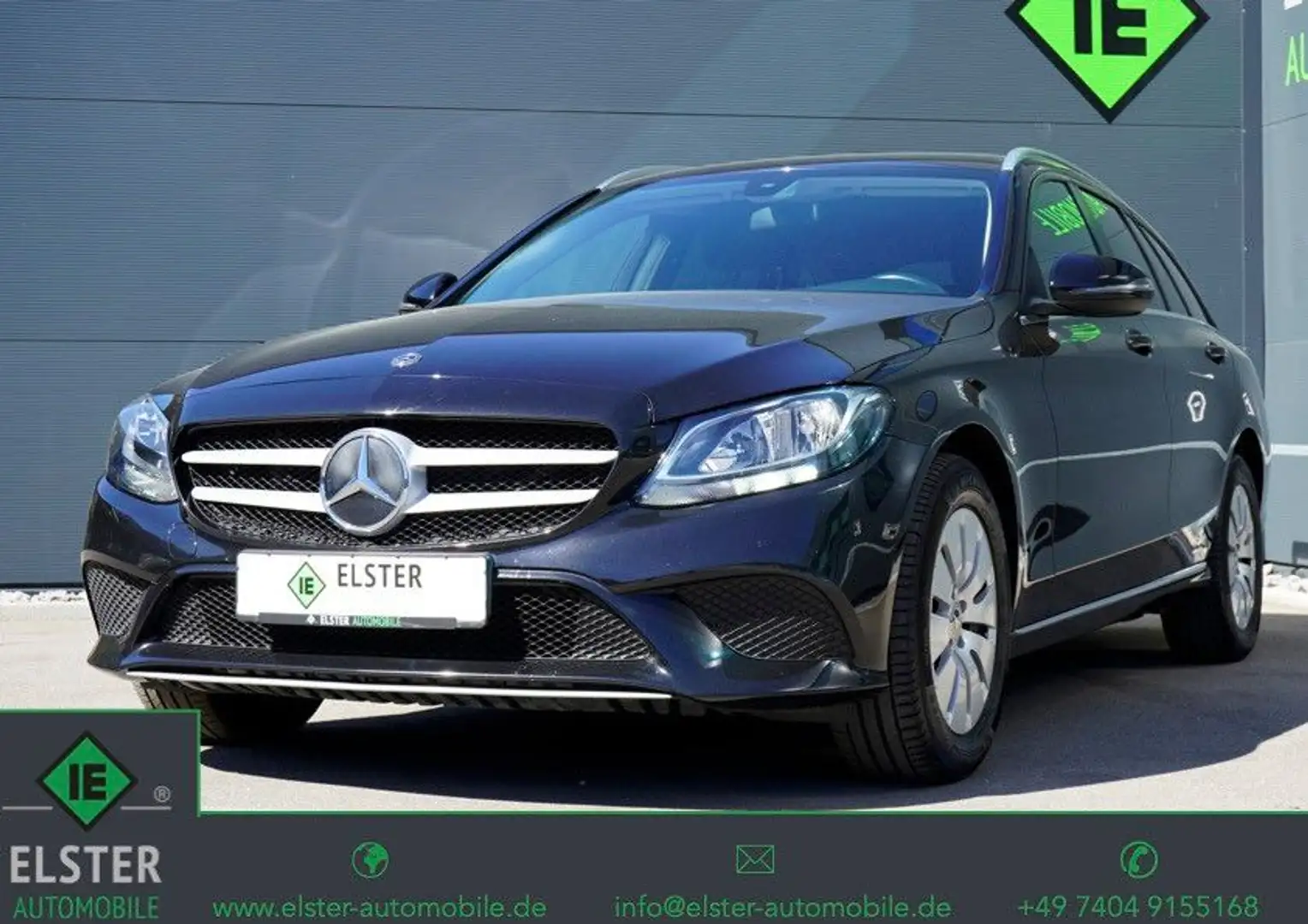 Mercedes-Benz C 200 C -Klasse T,AHK schwenk,Leder,Navi,Sitzhei Noir - 1