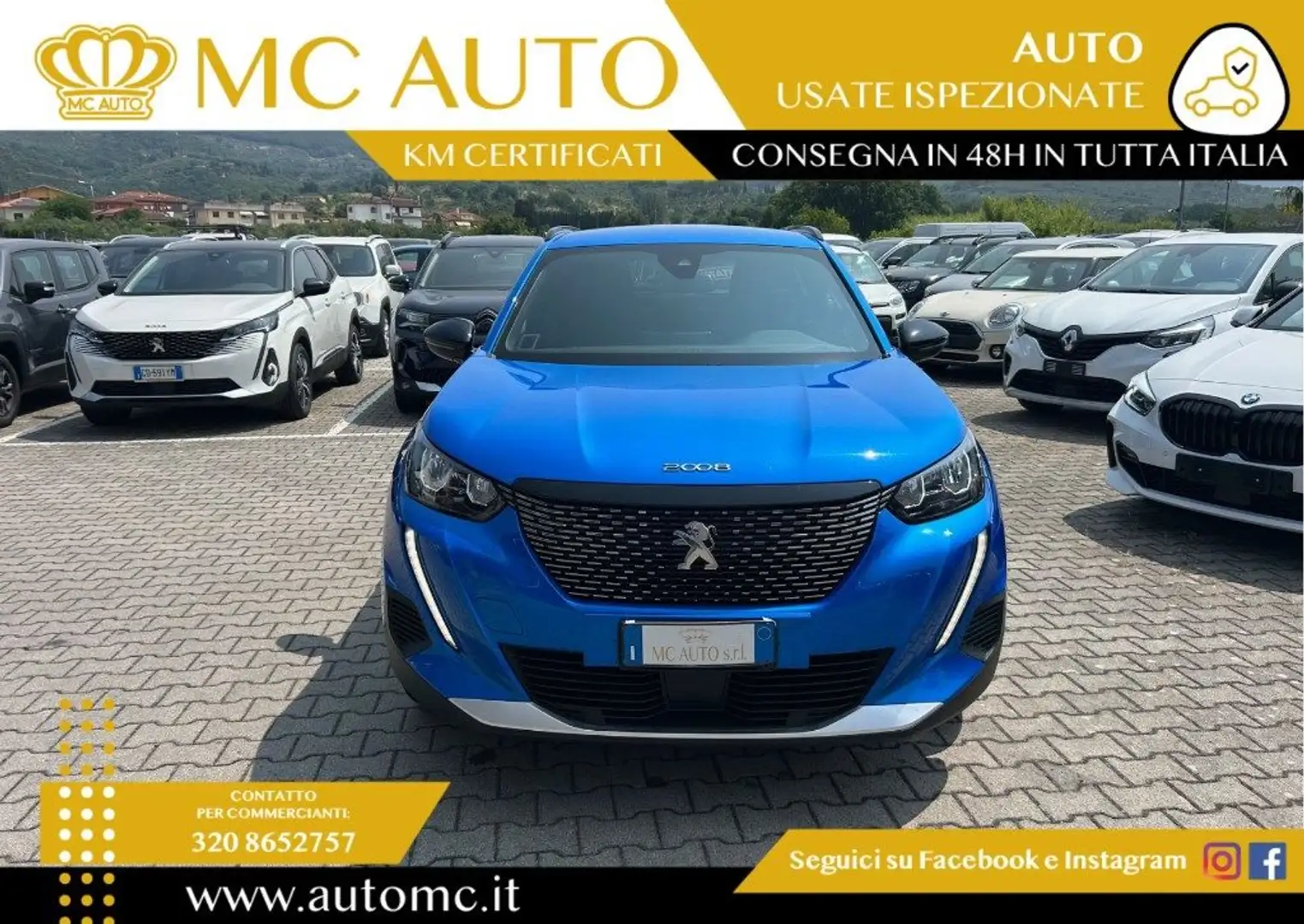 Peugeot 2008 PureTech 130 S&S EAT8 Allure Blu/Azzurro - 2