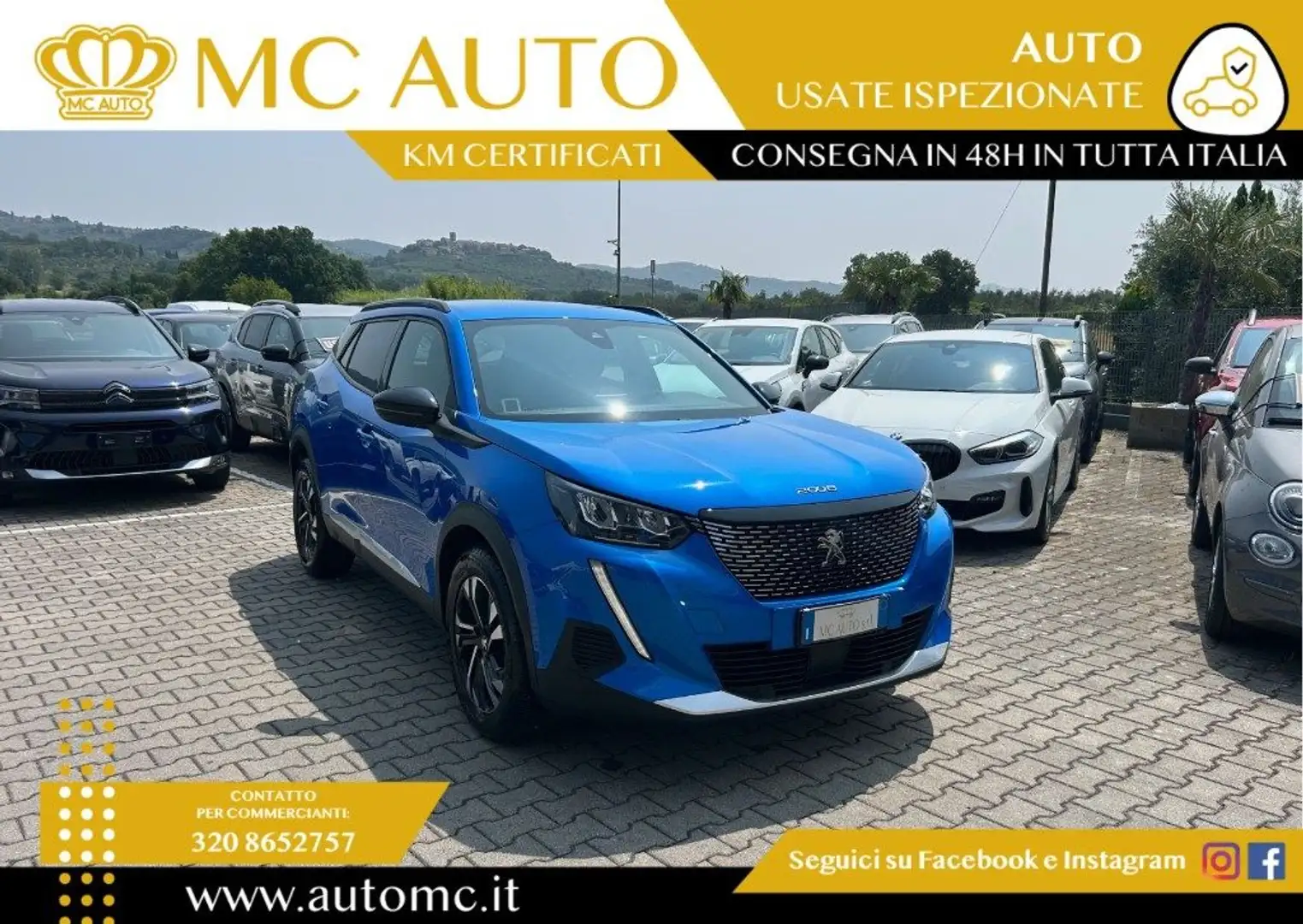 Peugeot 2008 PureTech 130 S&S EAT8 Allure Blu/Azzurro - 1