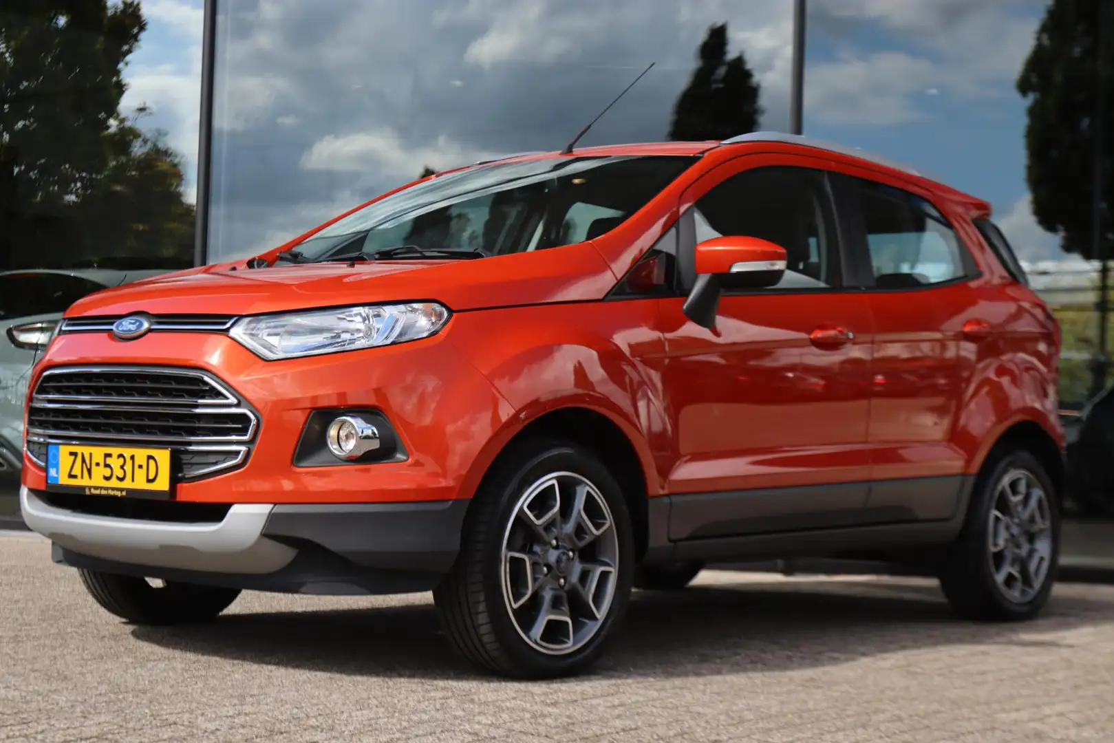 Ford EcoSport 1.0 ECOBOOST TITANIUM | CRUISE | KEY-LESS | CLIMAT Orange - 1