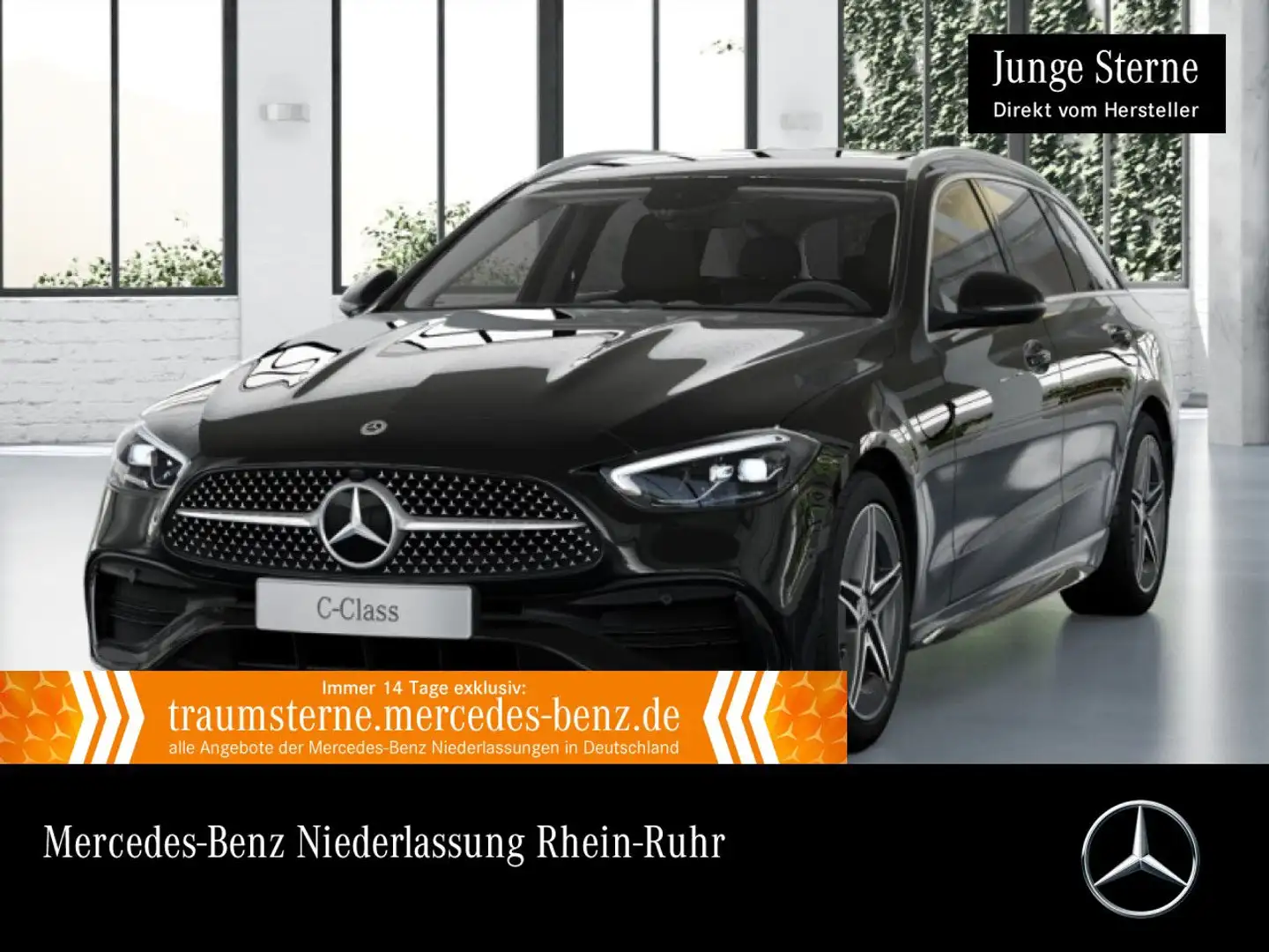 Mercedes-Benz C 200 T AMG+LED+KAMERA+KEYLESS+9G Zwart - 1