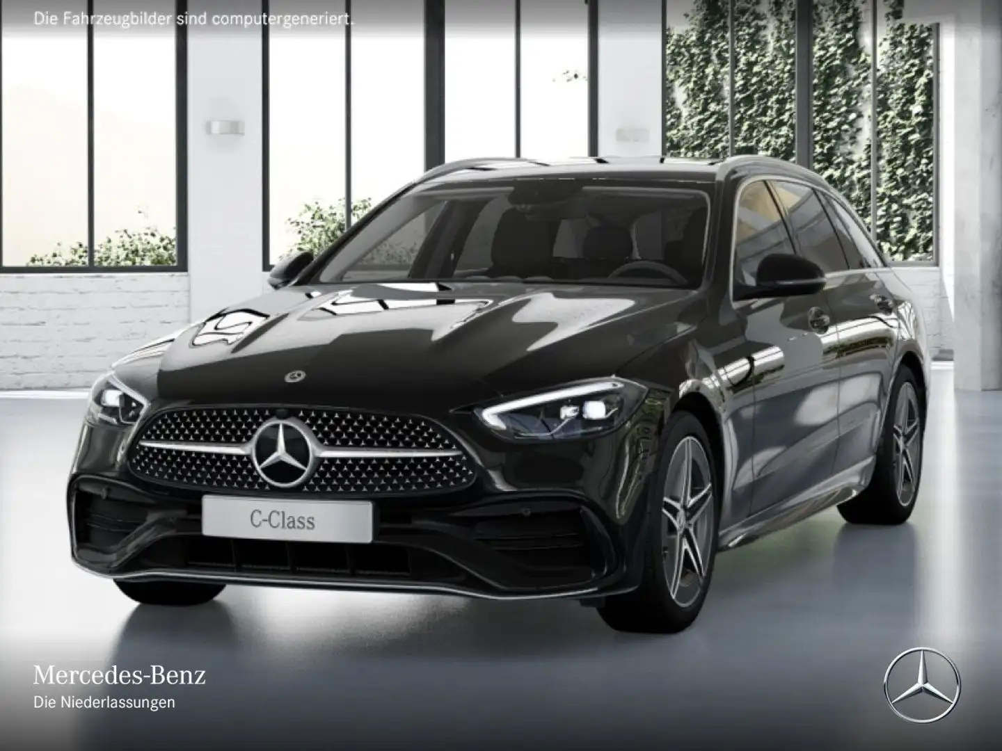 Mercedes-Benz C 200 T AMG+LED+KAMERA+KEYLESS+9G Zwart - 2