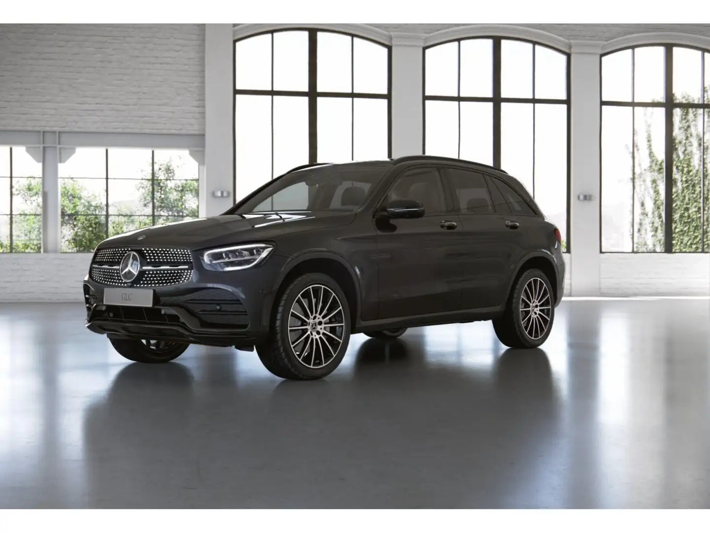 Mercedes-Benz GLC 300 e 4M AMG+Night+MBUX+PANO+360+AHK+SHZ Grijs - 2