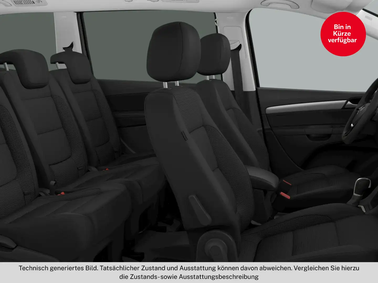 Volkswagen Sharan Family TDI SCR DSG 7-Sitzer Schwarz - 2