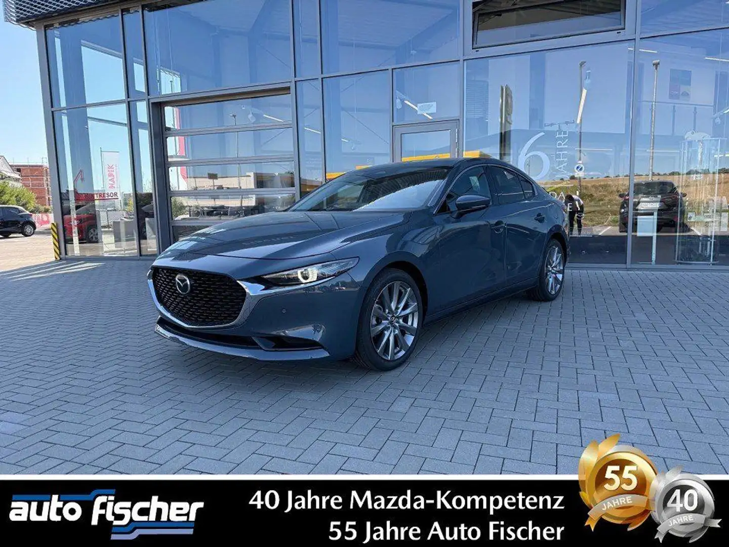 Mazda 3 FB 2.5 (140PS) Autom. Exclusive 360* Navi CarP Gris - 1