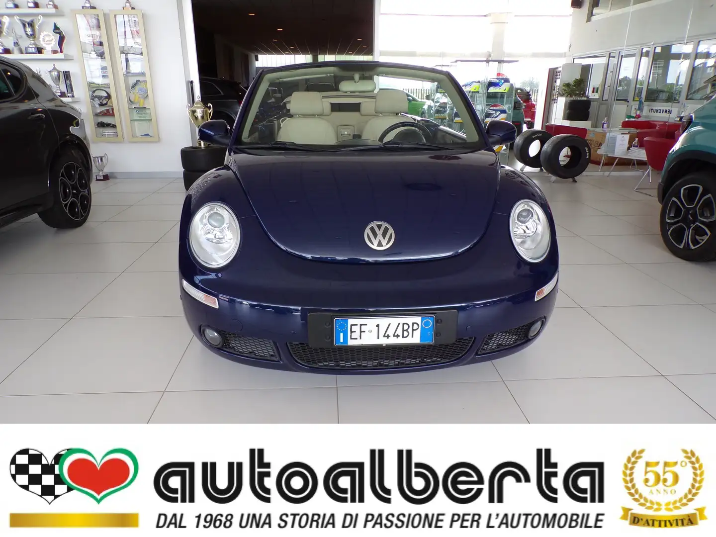 Volkswagen New Beetle Cabrio 2.0 tiptronic FL 116 CV Azul - 2
