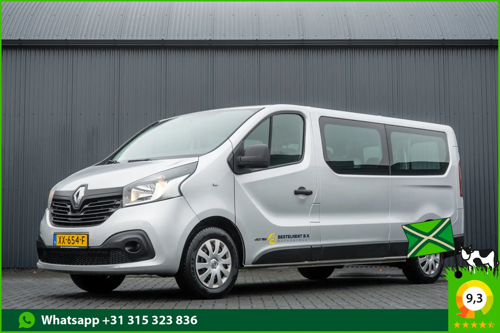 Renault Trafic Passenger 1.6 dCi 8-Pers L2H1 | Incl.BPM, BTW VRIJ Gümüş rengi - 1