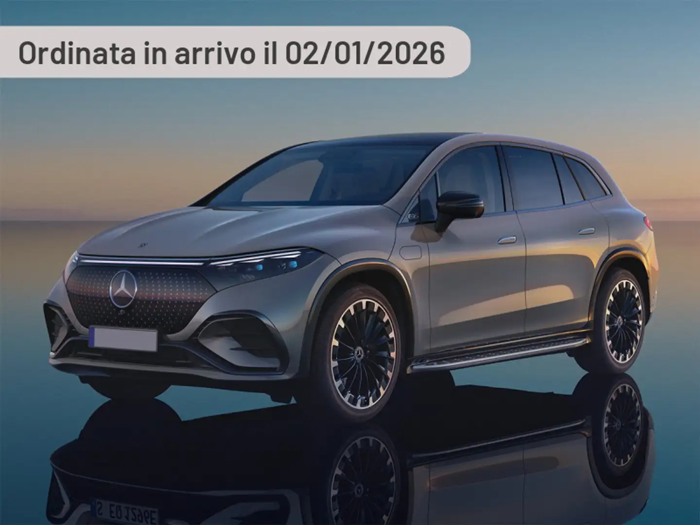Mercedes-Benz EQS SUV 450 4MATIC AMG Line Premium Extra Srebrny - 1