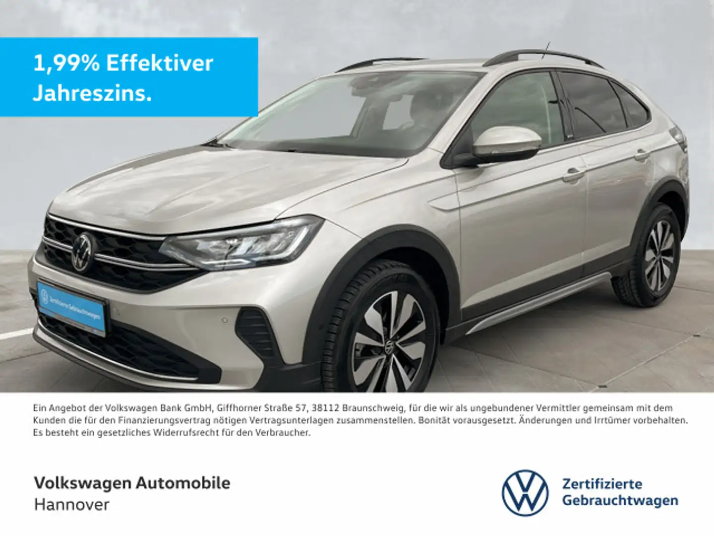 Volkswagen Taigo 1.0 TSI Move Navi Kamera Shz PDC LED ParkA Argento - 1