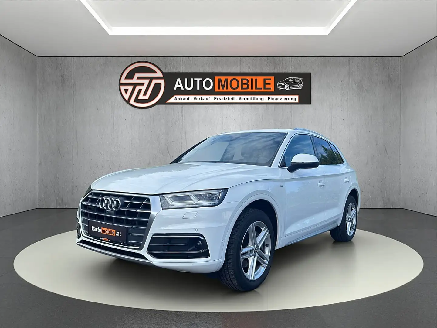 Audi Q5 2,0 TDI quattro sport S-tronic Blanc - 1