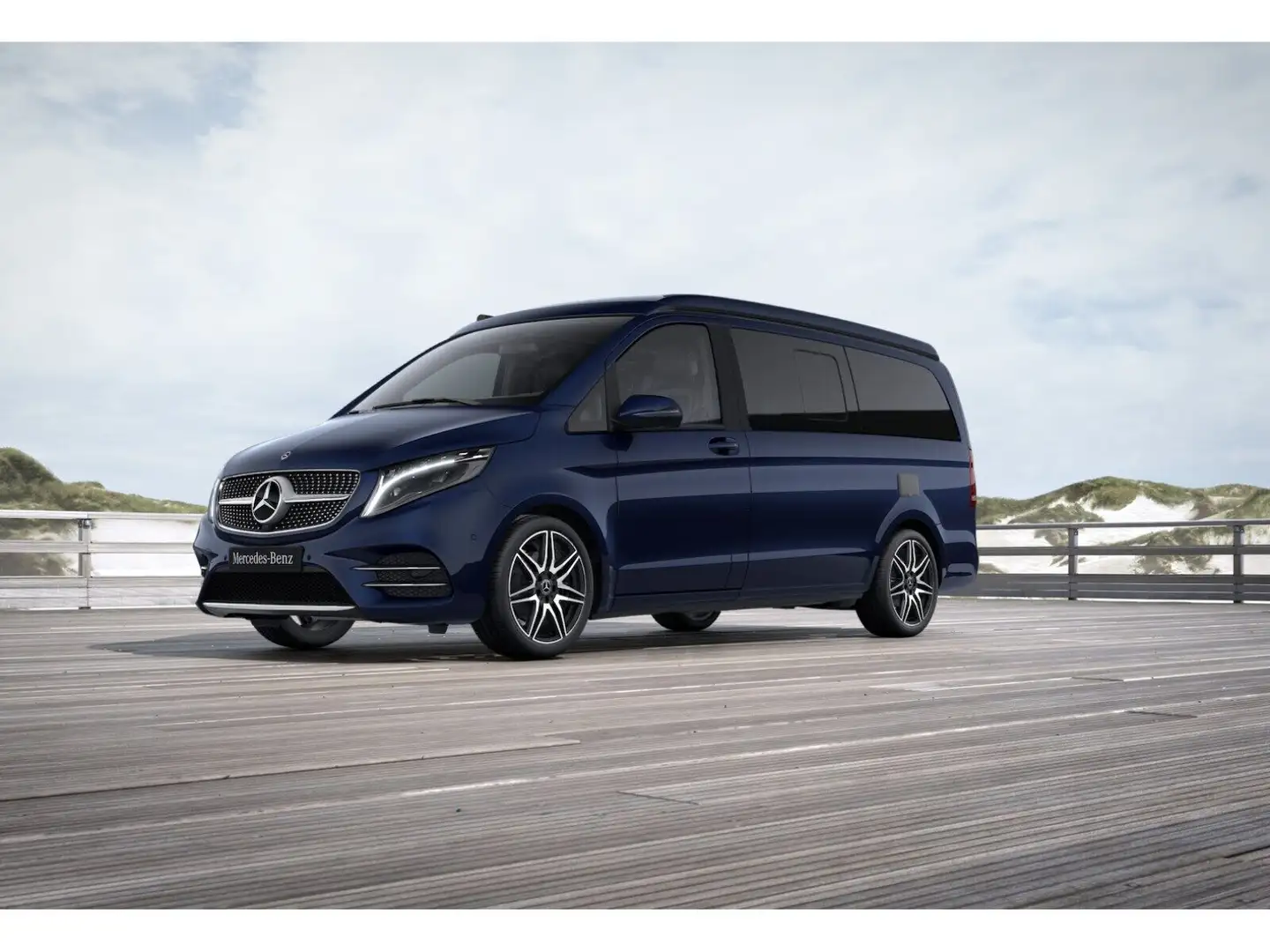 Mercedes-Benz Marco Polo 300 d 4MATIC Aut.AHK 2,5t 4-Sitzer Albastru - 1