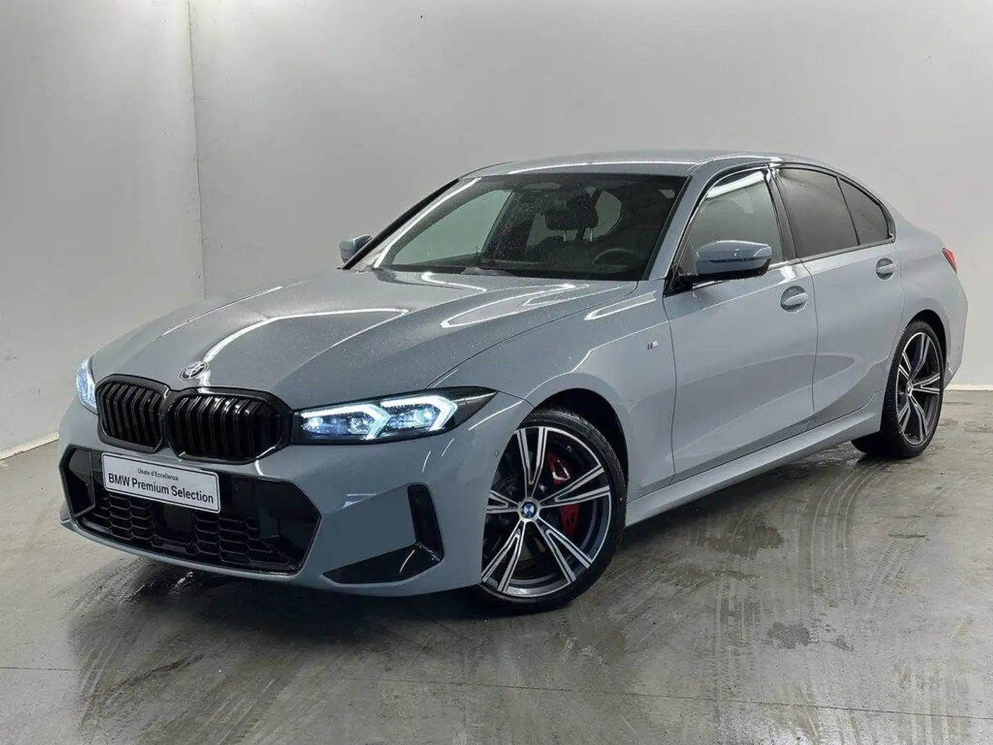 BMW 320 320d mhev 48V Msport auto Grigio - 1