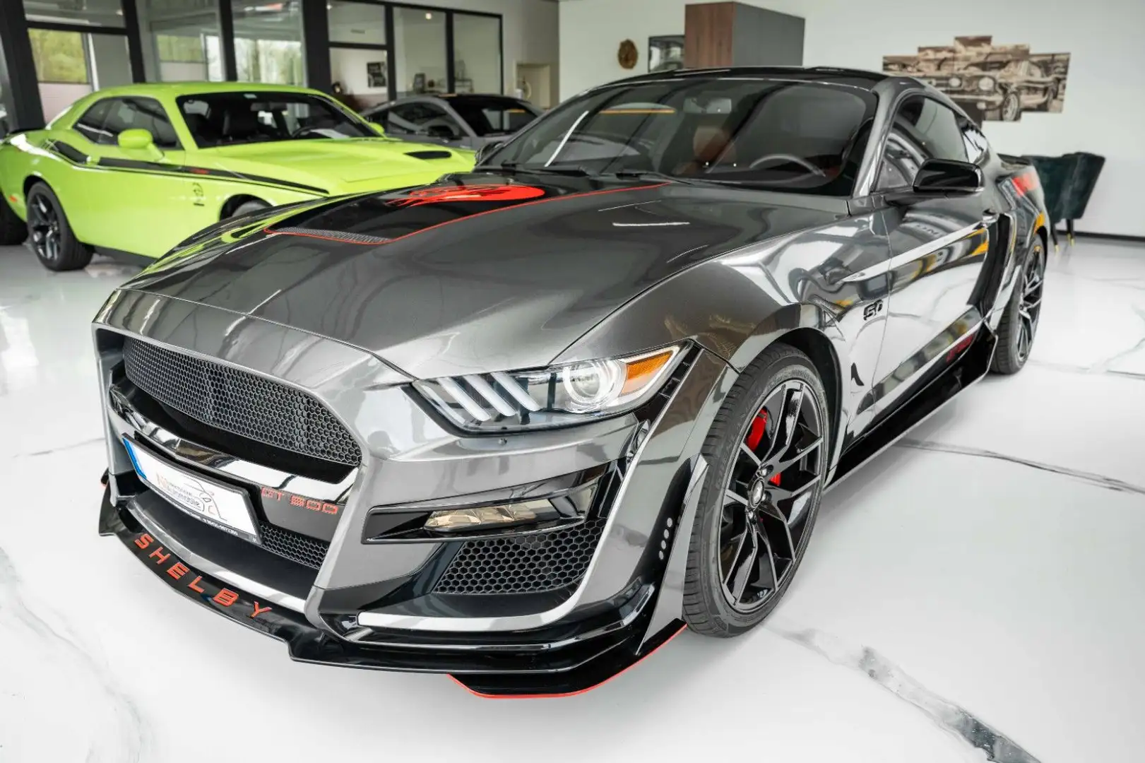 Ford Mustang GT5.0 BRC LPG SHELBY GT500 PREMIUM Gris - 1