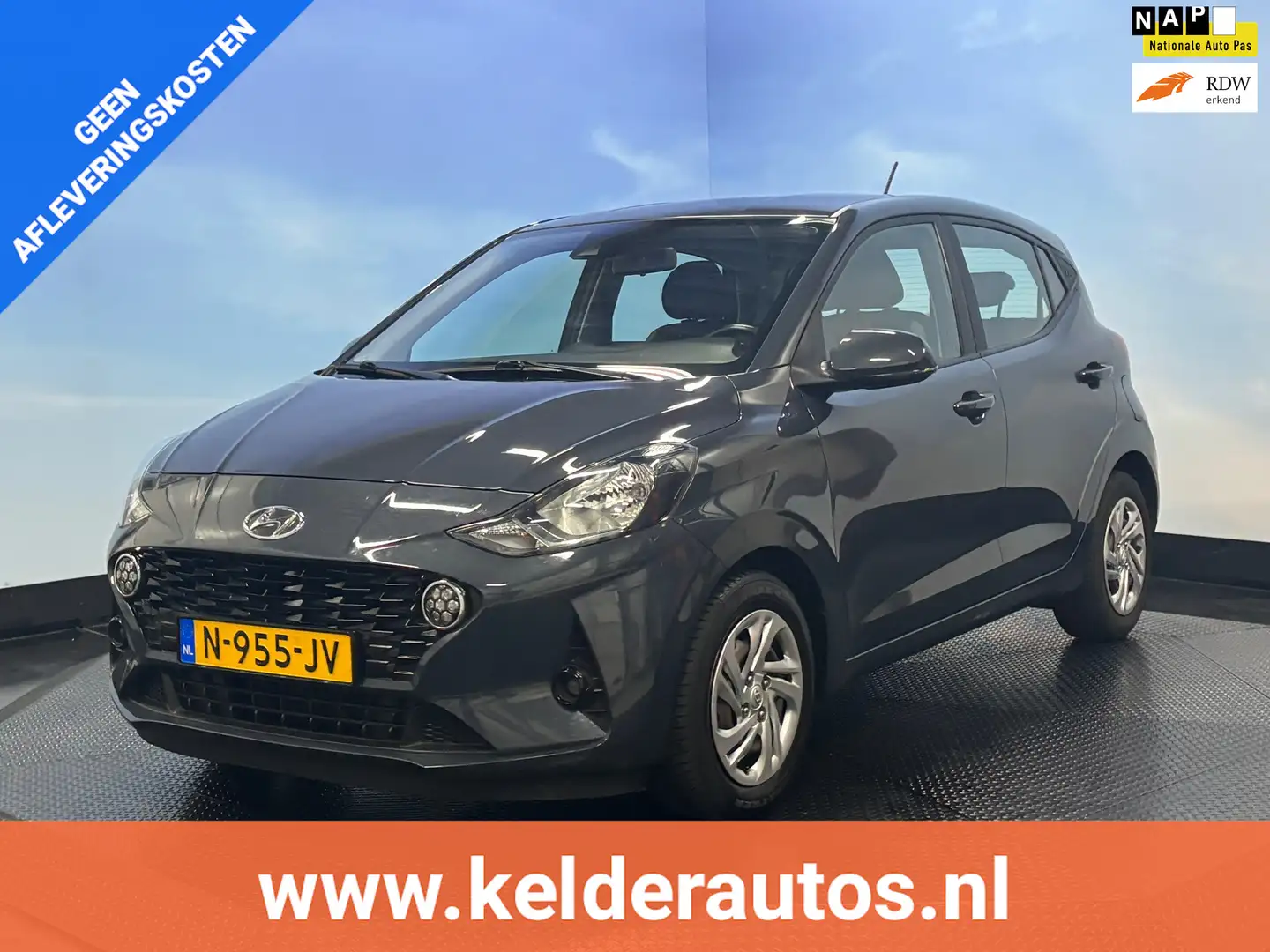 Hyundai i10 1.0 Comfortline Airco | Cruise | Elktr. pakket | N Grijs - 1
