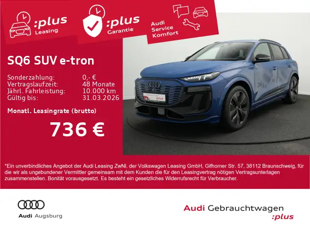 Audi SQ6 e-tron SQ6 e-tron quattro *PANO*AHK*MATRIX*ACC*8-fach*