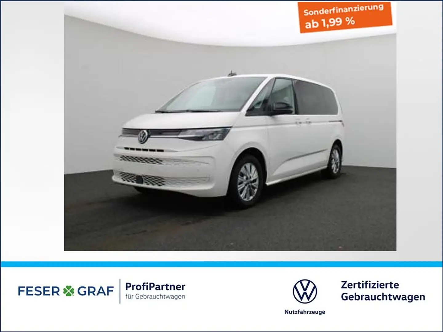 Volkswagen T7 Multivan 2.0TDI Life DSG 7Sitze AHK LED Navigationssystem Weiß - 1