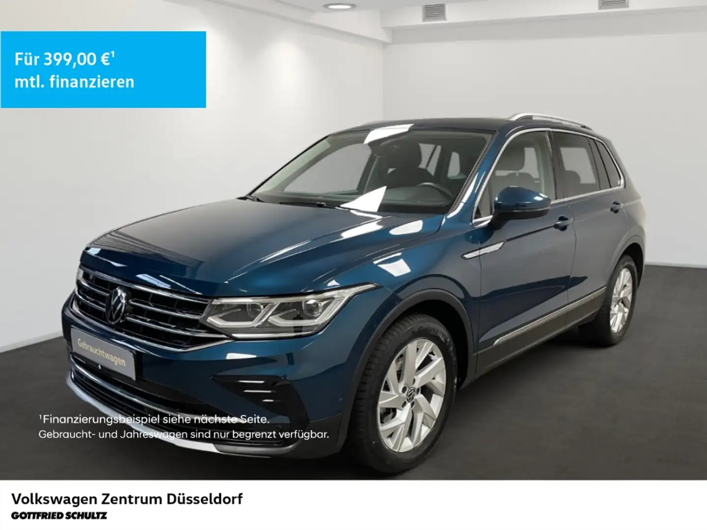 Volkswagen Tiguan Elegance 2.0 TDI DSG Panoramadach Blau - 1
