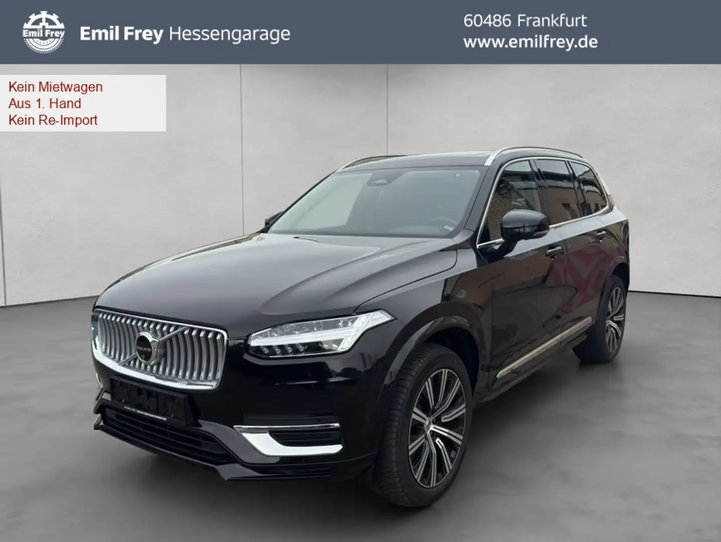 Volvo XC90 XC90 B5 AWD Plus-Bright 7S Glasd Standh 360° Leder Schwarz - 1