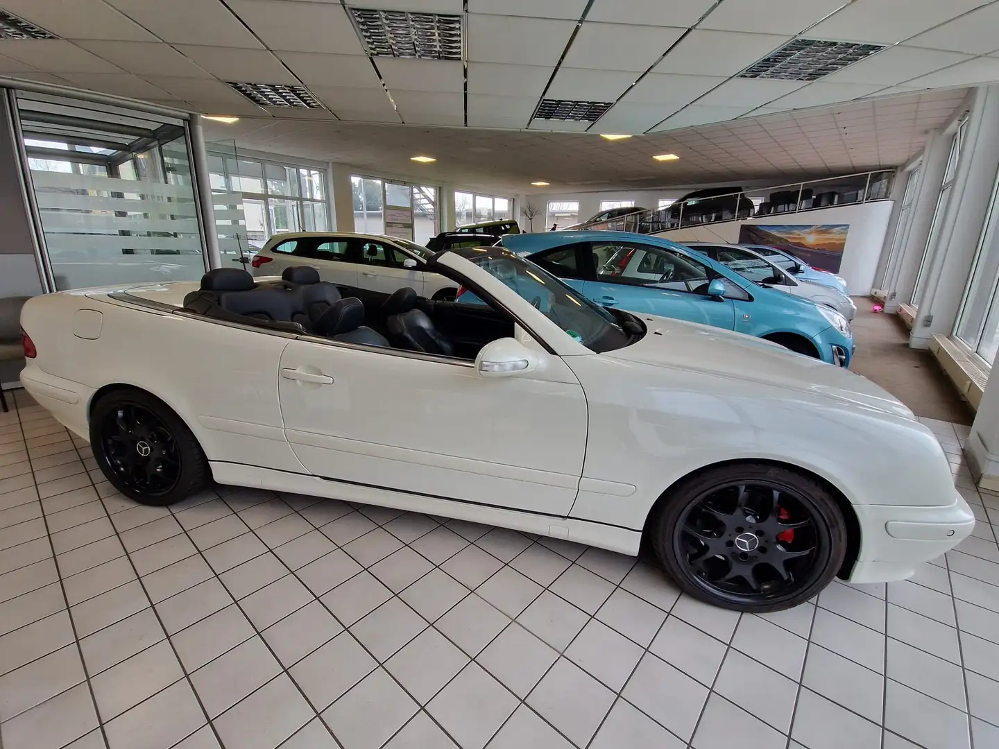 Mercedes-Benz CLK 230 Cabrio Kompressor Avantgarde NEU LACKIERT Alb - 2