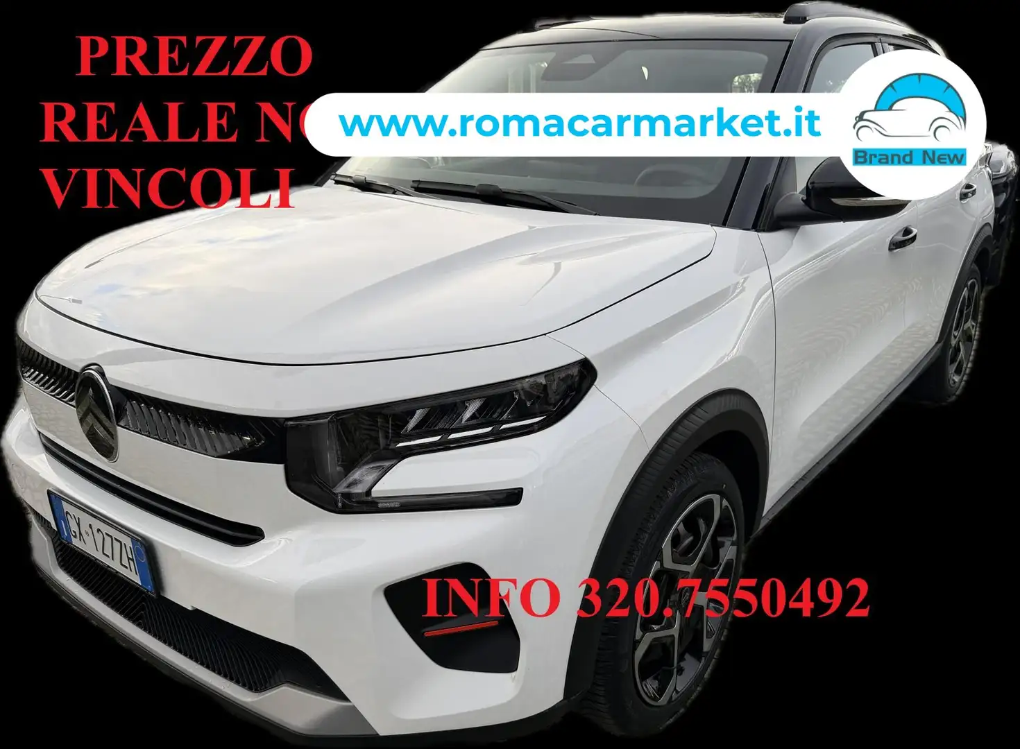 Citroen C3 1.2 puretech turbo You Pack Plus 100cv KM CERTIF Bianco - 1