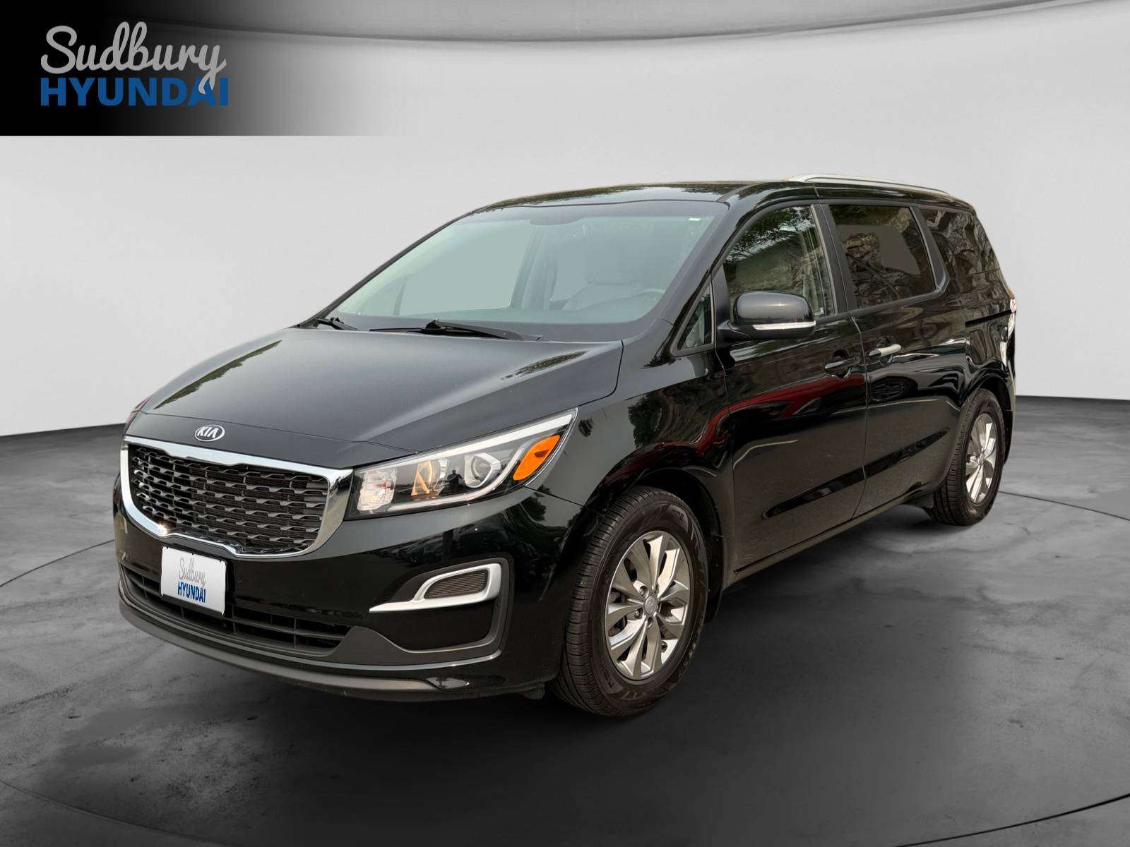 Black 2020 Kia Sedona Minivan Front-Wheel Drive 8-Speed Automatic