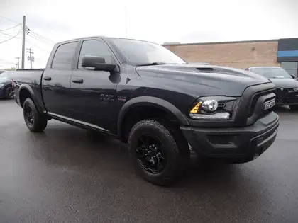 Gray 2021 RAM 1500 Classic Warlock Crew Cab 4WD Pickup Truck Four-Wheel Drive Automatic