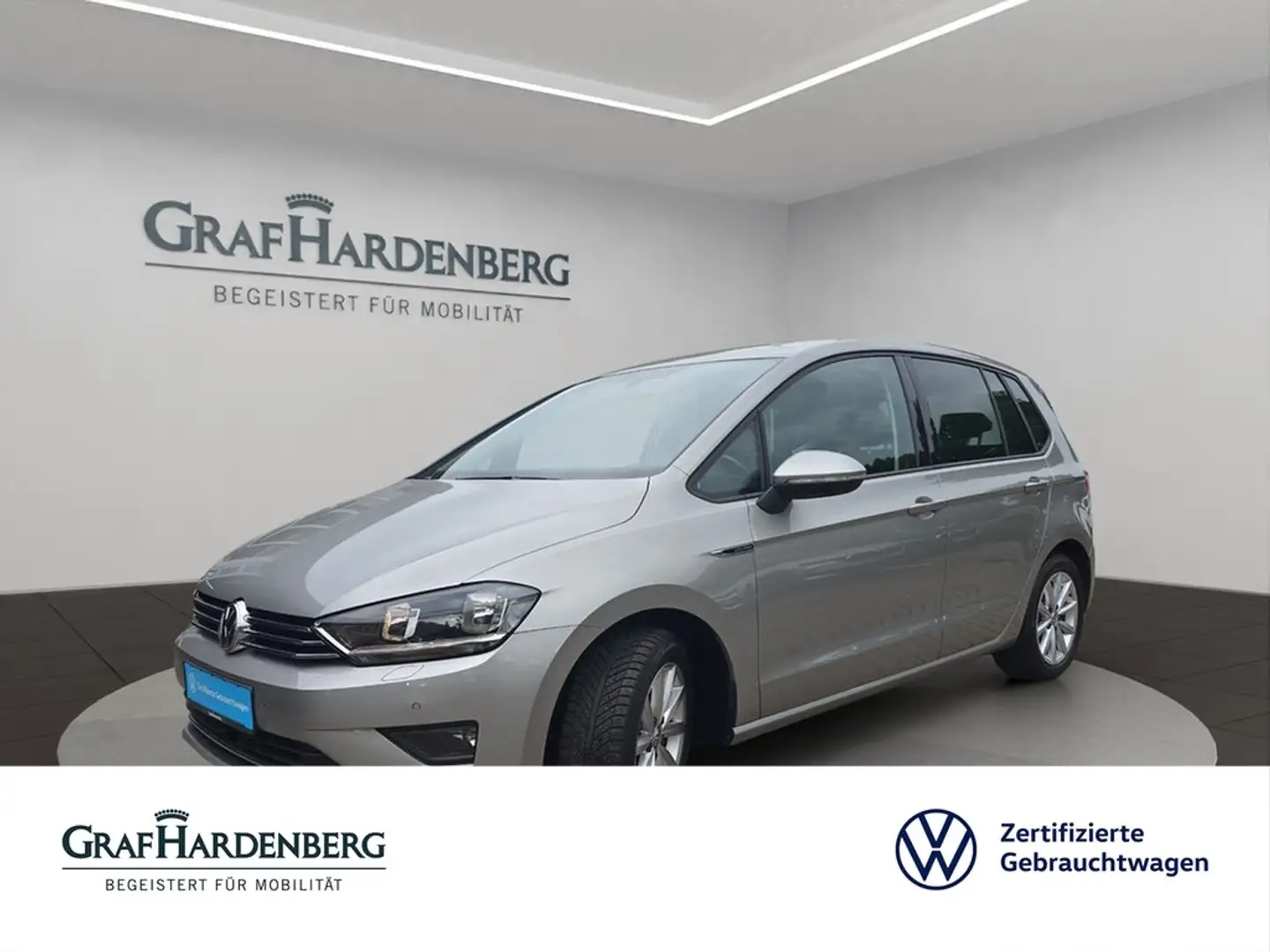 Volkswagen Golf Sportsvan Lounge 1.2 TSI AHK Argent - 1