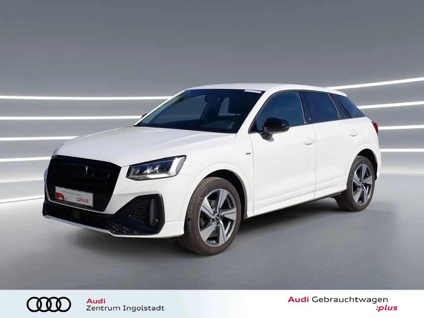 Audi Q2 35 TFSI 2x S line AHK virtual NAVI Opt-schw+ Weiß - 2