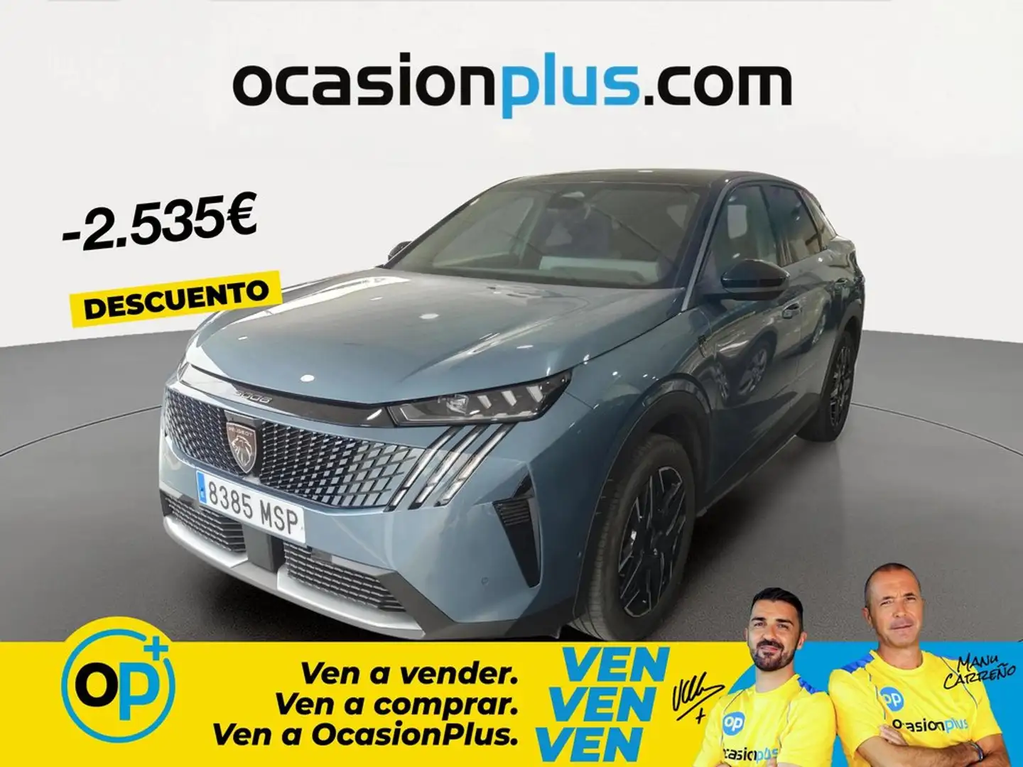 Peugeot 3008 Hybrid 136 GT eDCS6 Azul - 1
