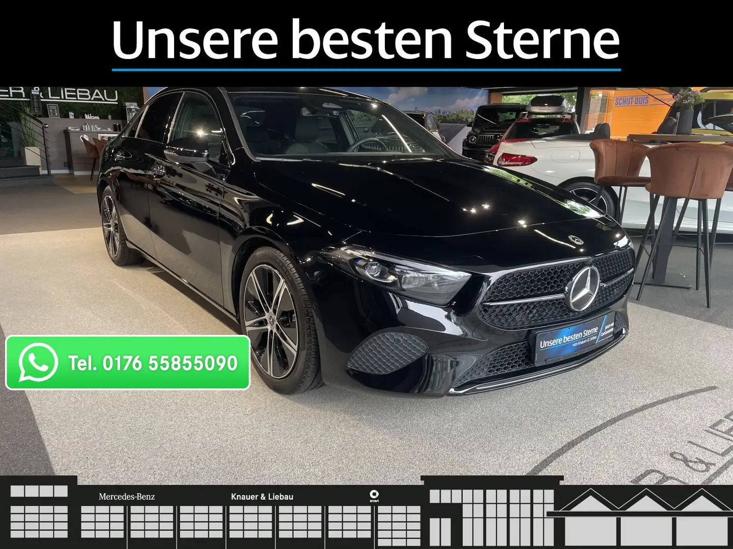 Mercedes-Benz A 200 A 200 Limousine Progressive*Night*Facelift*Cam* Schwarz - 1