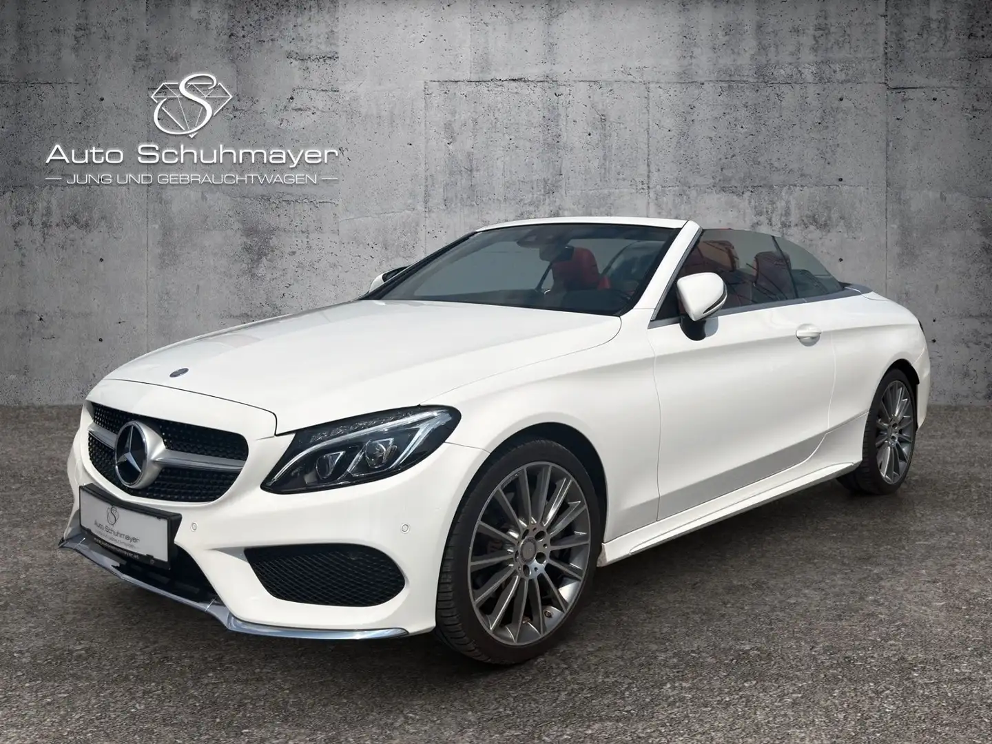 Mercedes-Benz C 200 Cabrio AMG Line Aut. Weiß - 1