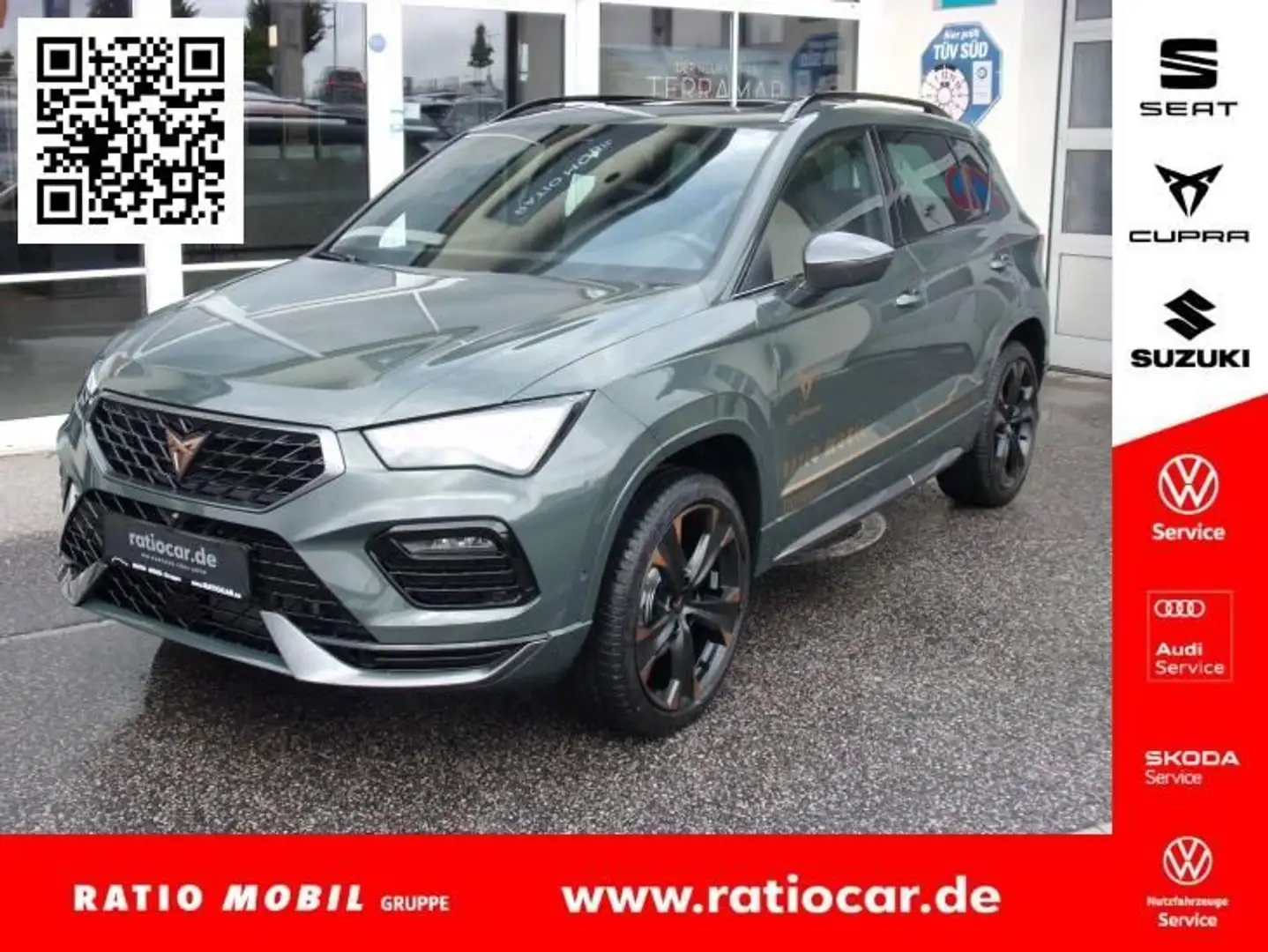 CUPRA Ateca ATECA TRIBE EDITION 2.0 TSI DSG 4DRIVE AHK NAVI Grün - 1