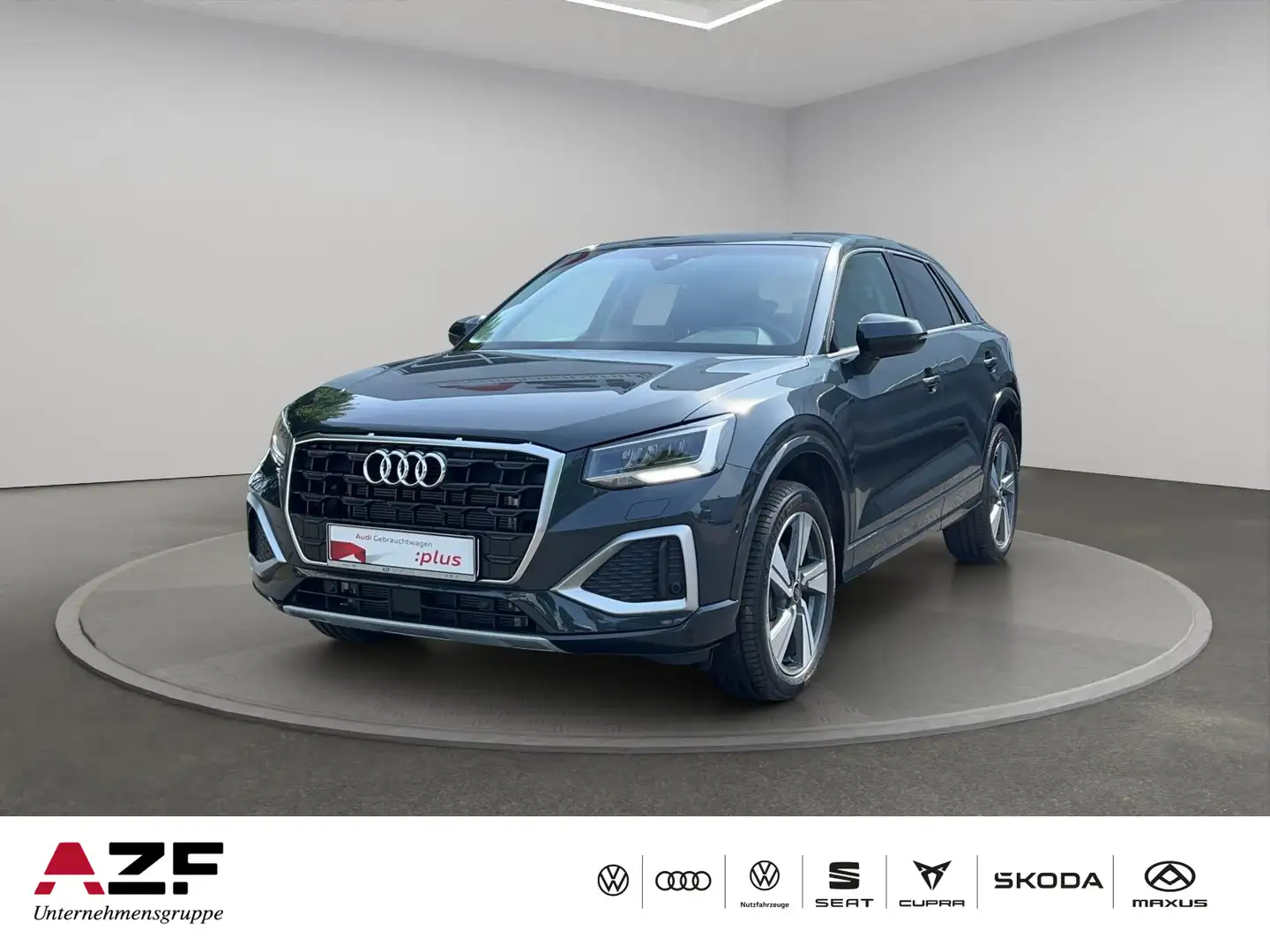 Audi Q2 35 TDI S tronic advanced AHK+NAVI+LED+SPORTSI Grijs - 1