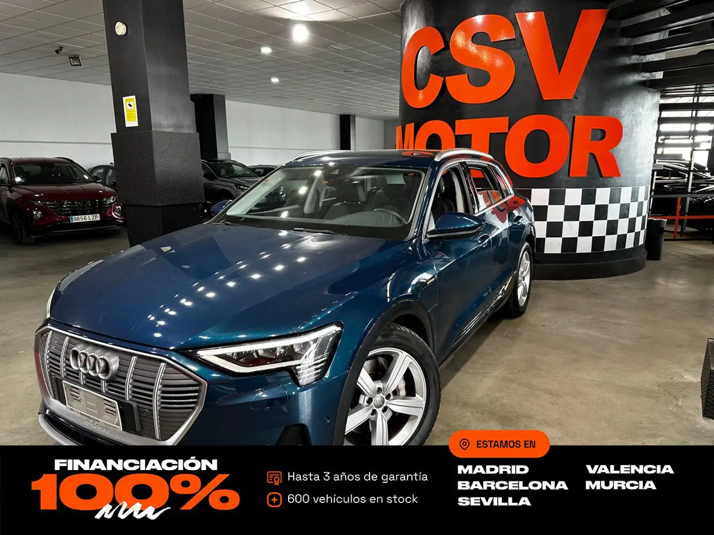 Audi e-tron 55 quattro Advanced Azul - 1
