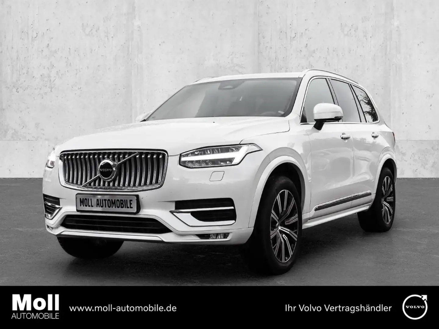 Volvo XC90 Plus Bright AWD B5 Benzin Mild-Hybrid EU6d 7-Sitze Weiß - 1